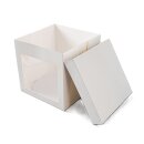 Tortenkarton B 30,5 x H 30,5 cm + Cake Card - Weiß