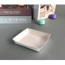 100 Törtchen-Unterlage Teller Quadrat 8 x 8 cm...