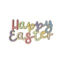 Cake Topper Ostern Holz/Acryl Pastell - Happy Easter
