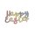 Cake Topper Ostern Holz/Acryl Pastell - Happy Easter