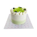 50 Blatt Fettpapier Einschlagpapier 30 x 30 cm - Konfetti Dots