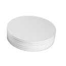 Cake Board RUND von 15,2 - 40,5 cm 12mm  - Weiß
