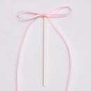 Schleifen Tortendeko - Hellrosa 8 Stk.