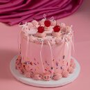 Schleifen Tortendeko - Hellrosa 8 Stk.