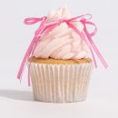 Schleifen Tortendeko - Pink 8 Stk.