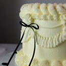 Schleifen Tortendeko - Schwarz 8 Stk.