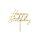Cake Topper Gold Acryl - Happy Birthday