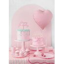 Cake Topper Rosa Acryl - Happy Birthday