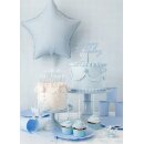 Cake Topper Nebelblau Acryl - Happy Birthday