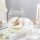 Kuchen Box transparent Tortenverpackung - 17x17x12,5 cm - Schwarz