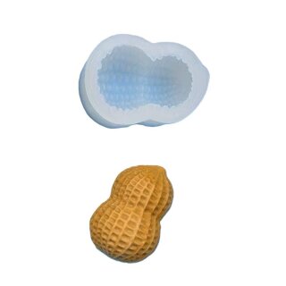 Mini Cake Silikonform 60 x 85 mm - Erdnuss