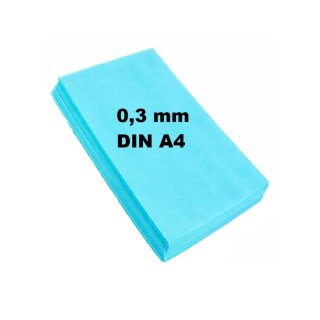 Wafer Paper Esspapier Oblatenpapier DIN A4, 0,30 mm, 25 Blatt - Blau