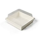 Kuchen Bento Box 13,5  x 12,5  x 6,5  cm Weiß