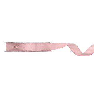 Dekoband Geschenkband Schleifenband 12mm, 25 M Rolle - Altrosa Hell