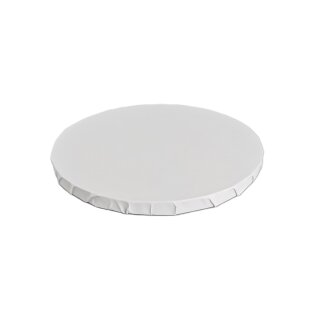 Cake Drum ø 30,5 cm (12 inch), 12mm White - MATT wrapped