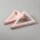 Triangle Cookie Gebäck Box 16x22x3 cm - Rosa