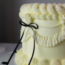 Schleifen Tortendeko Vintagecakes - Schwarz 12 Stk.