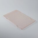 Abkühlgitter Pralinengitter Kuchen Tropfgitter 40,5 x 25,5 cm Rosegold