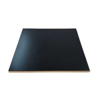 Cake Board Quadrat 19,8x19,8 cm Schwarz 6 mm - Extra Stabil