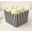 Popbox Popcorn Cake Box fettdicht - gestr. Schwarz