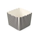 Popbox Popcorn Cake Box fettdicht - gestr. Schwarz