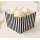 Popbox Popcorn Cake Box fettdicht - gestr. Schwarz