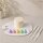 Set Cake Board Card Paint Palette + 3 Tlg. Spachtel