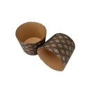 10 Stk. Panettone Papier Back-Form 9 x 8,5 cm