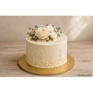 Cake Board 20,3 - 30,5 cm 12 mm - GOLD - Größenauswahl