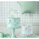 Cake Topper Acryl - Happy Birthday - FARBAUSWAHL