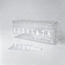 Kuchen Box Acryl Dessert Preps Schichttorte 30x10x12cm
