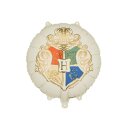 Folienballon Harry Potter Hogwarts-Wappen, 35 cm, beige