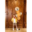 Folienballon Harry Potter Hogwarts-Wappen, 35 cm, beige