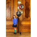 Folienballon Harry Potter Gleis 9 3/4, 35 cm, bordeaux-beige