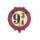Folienballon Harry Potter Gleis 9 3/4, 35 cm, bordeaux-beige