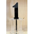 Cake Topper Acryl Schwarz Nr. 1-10 - AUSWAHL