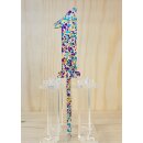 Cake Topper Acryl Konfetti Bunt Nr. 1-10 - AUSWAHL