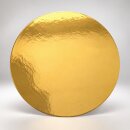 Cake Board Card ø 30 cm GOLD rund 1,5 mm